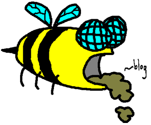 a barfing bee